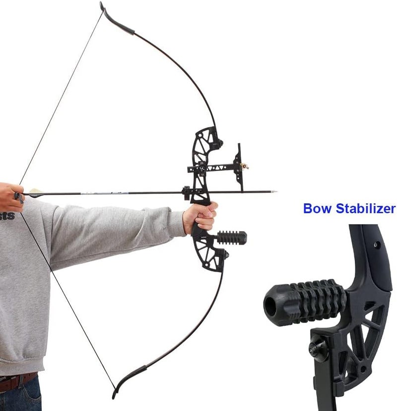 SOPOGER Archery Compound Bow Stabilizer Bow Riser Extension Dampener Target Quick Disconnect Silencers Stabilizer for Recurve Bow Hunting Shooting - Image 4